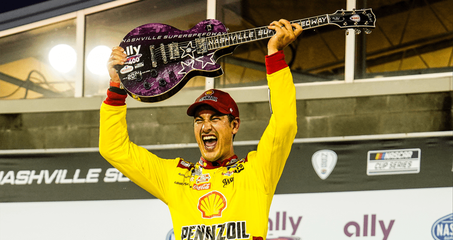 Joey Logano Secures First Win Of Season In Dramatic Ally 400 At Nashville