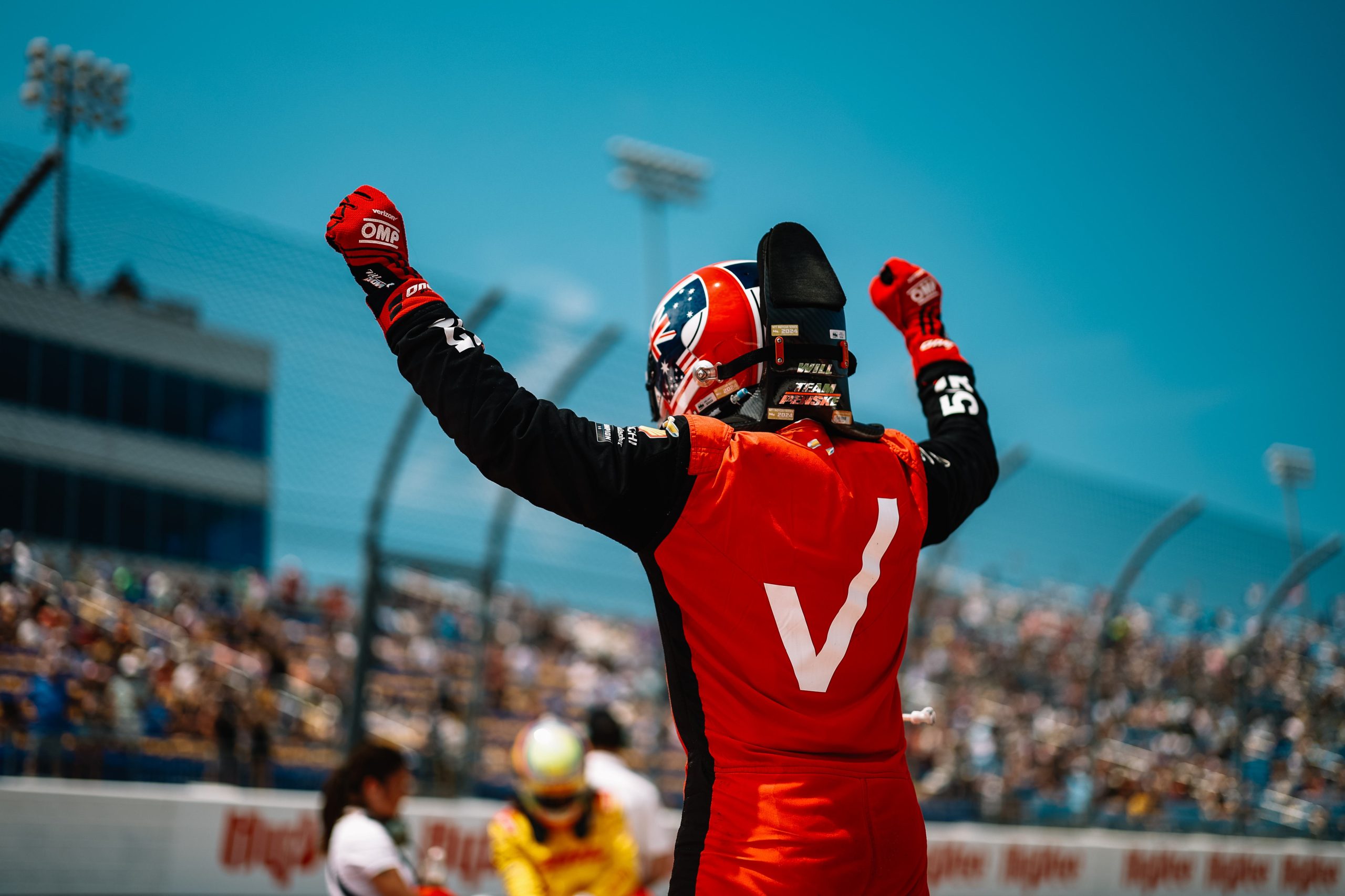 Will Power Climbs Through Field, Finally Wins At Iowa Speedway